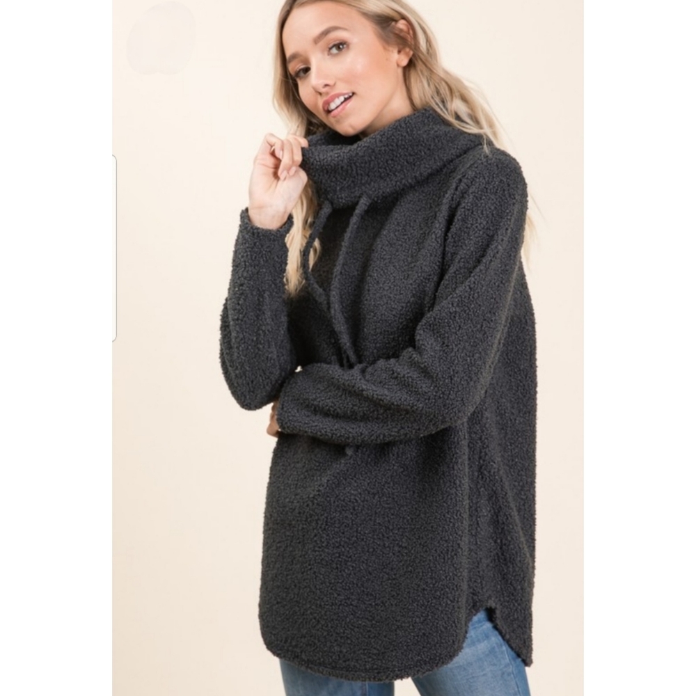 NWT Long Sleeve Cowl Neck Sweater Top - Picture 5 of 5